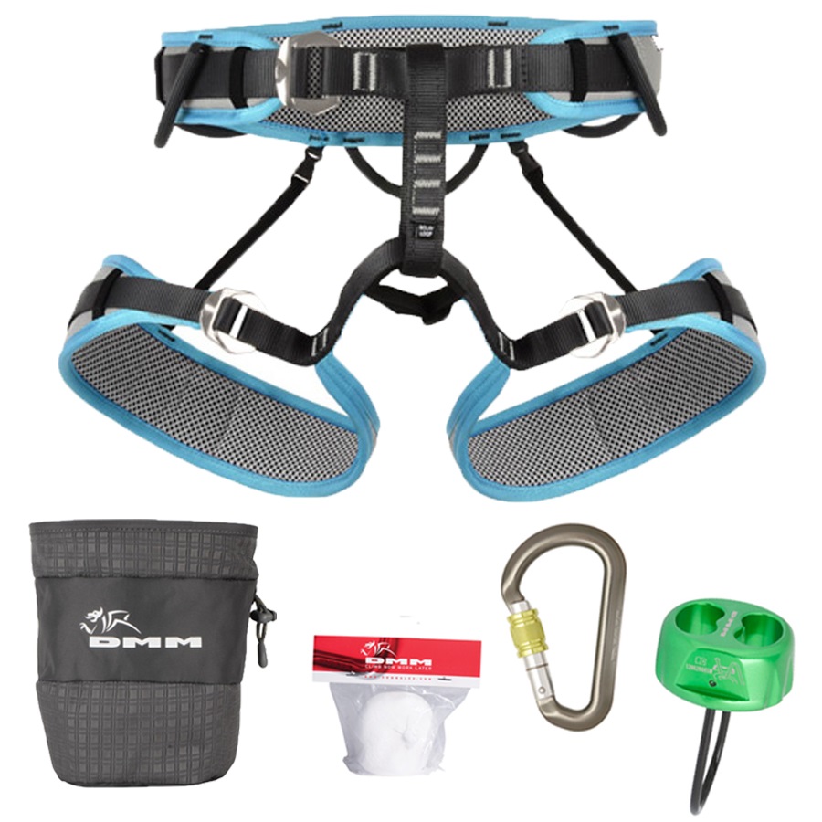 DMM Vixen Pack Women's Rock Climbing Harness S Blue/Grey